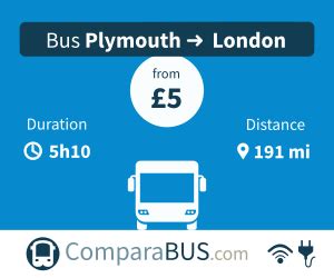 cheap coach plymouth to london